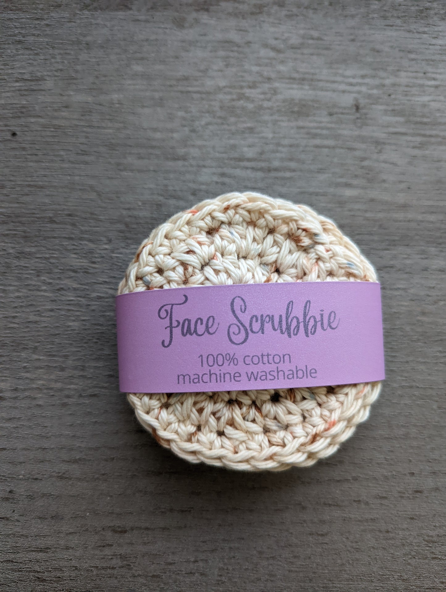 100% Cotton Crochet Face Scrubbie