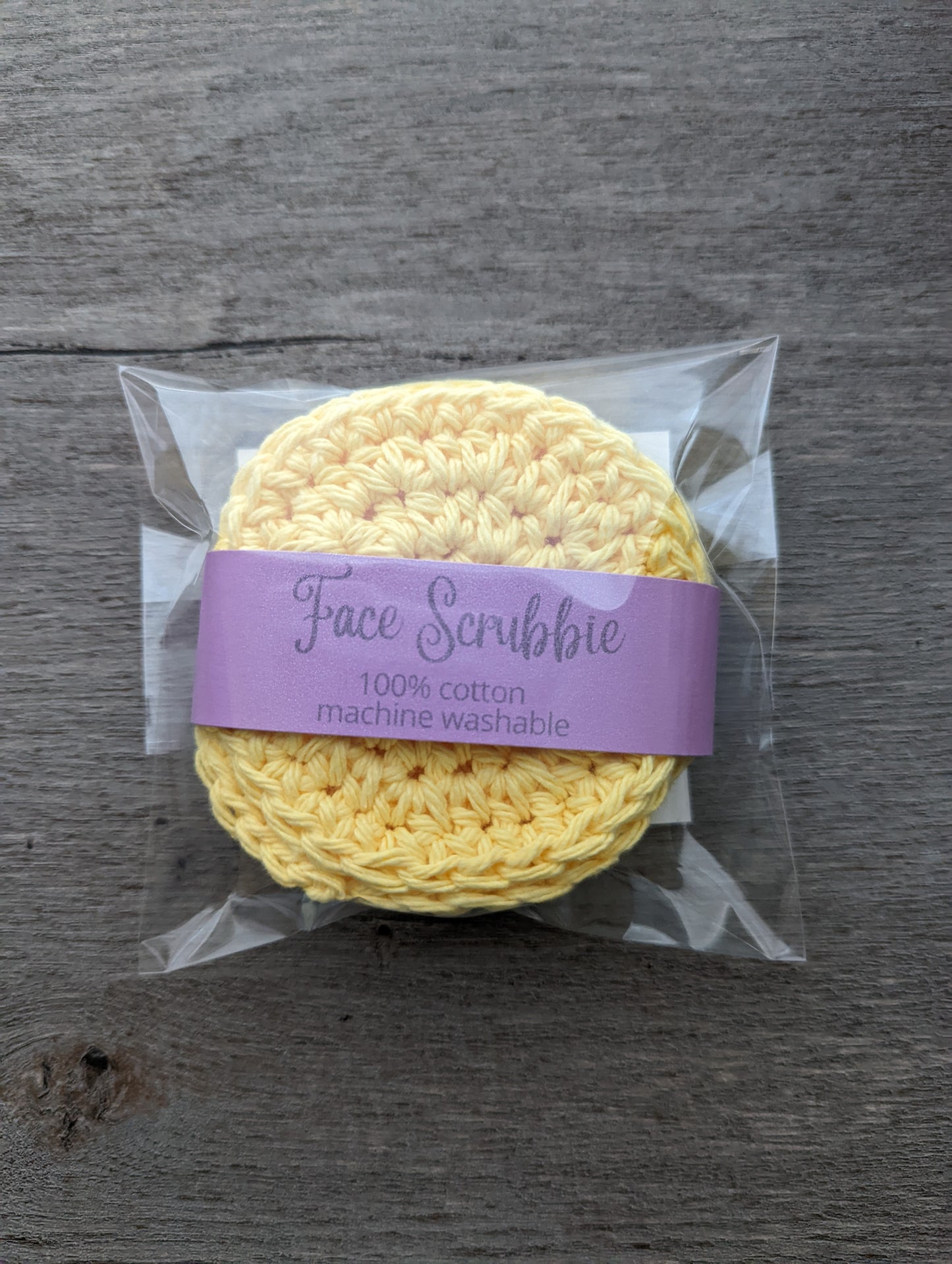 100% Cotton Crochet Face Scrubbie