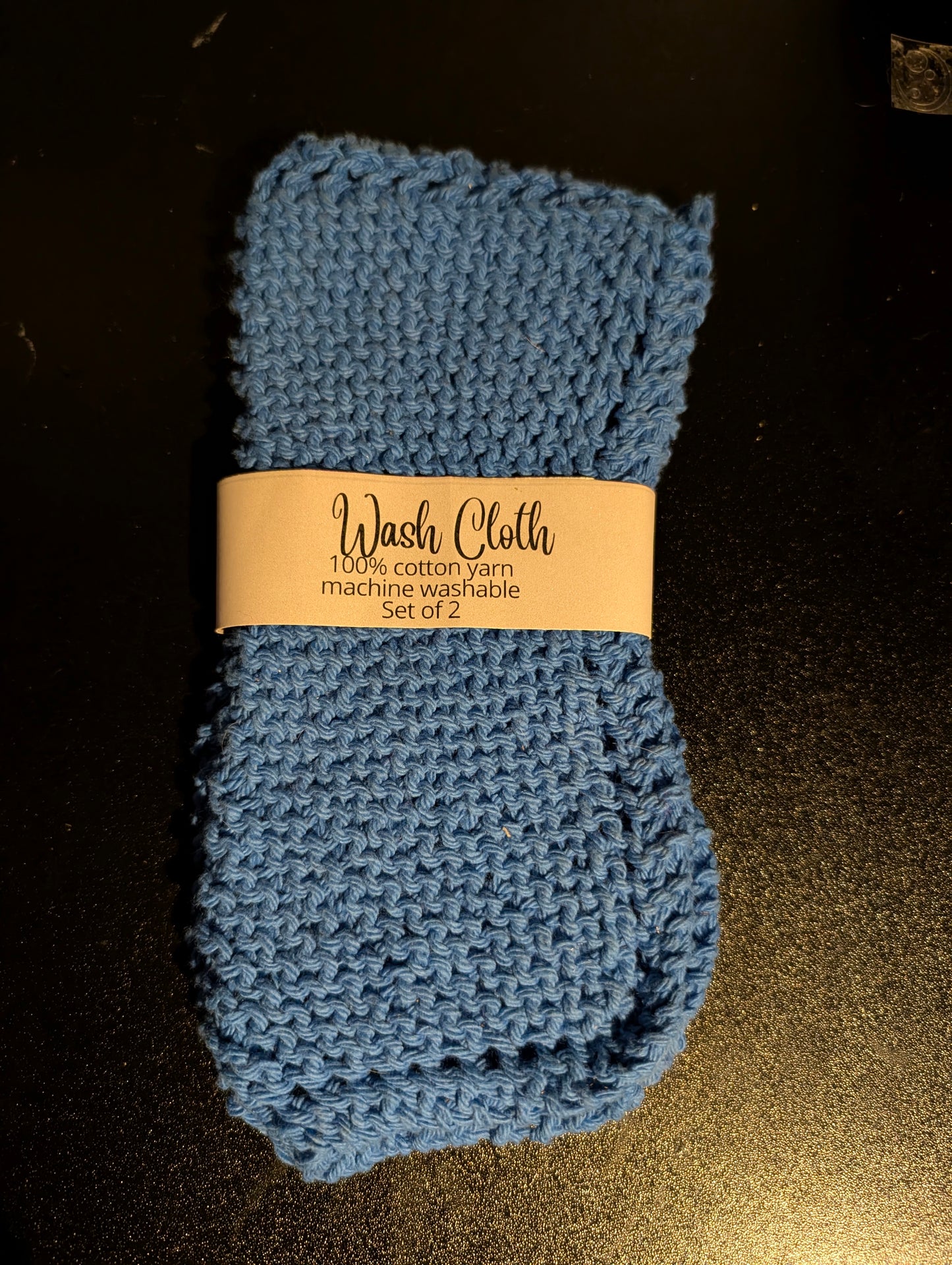 100% cotton washcloth