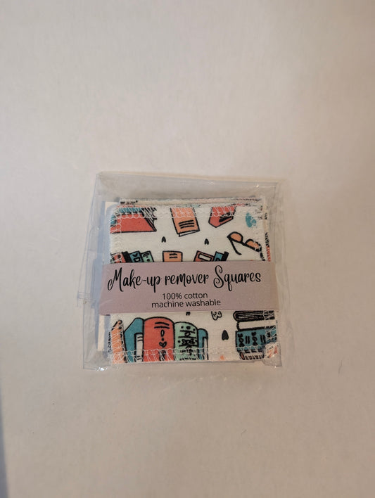 Bookish Makeup Remover Squares